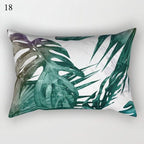 Decorative Throw Pillows Tropical Plants Pillow Cover Polyester Pillow Covers With Flowers And Plants Tropical Style Linen Throw Pillow Covers Decoration Pillowcase Cushions Home Decor Stevvex