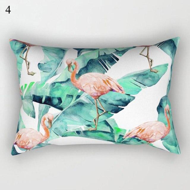 Decorative Throw Pillows Tropical Plants Pillow Cover Polyester Pillow Covers With Flowers And Plants Tropical Style Linen Throw Pillow Covers Decoration Pillowcase Cushions Home Decor Stevvex