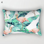 Decorative Throw Pillows Tropical Plants Pillow Cover Polyester Pillow Covers With Flowers And Plants Tropical Style Linen Throw Pillow Covers Decoration Pillowcase Cushions Home Decor Stevvex