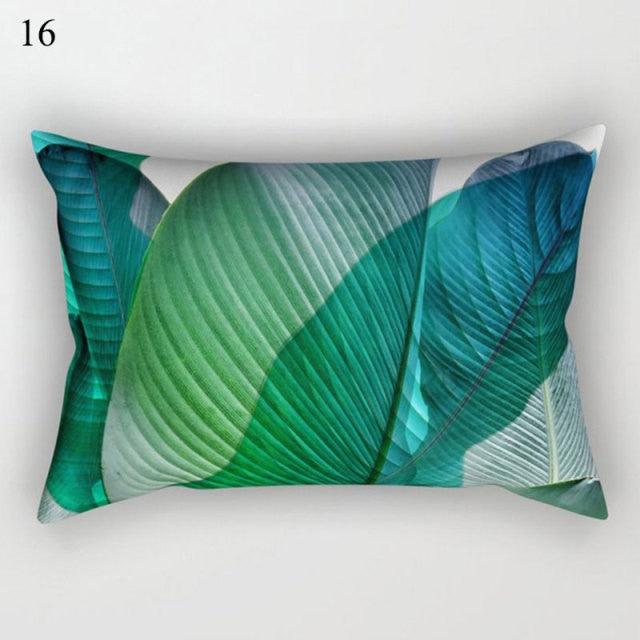 Decorative Throw Pillows Tropical Plants Pillow Cover Polyester Pillow Covers With Flowers And Plants Tropical Style Linen Throw Pillow Covers Decoration Pillowcase Cushions Home Decor Stevvex
