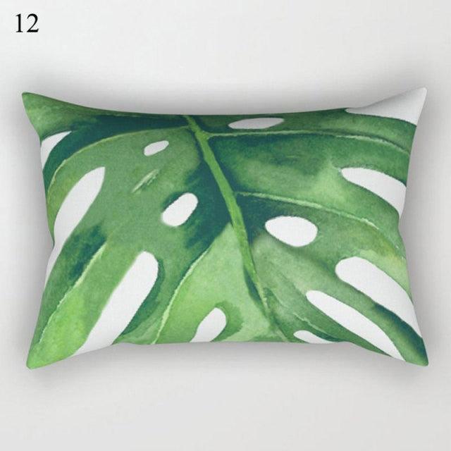 Decorative Throw Pillows Tropical Plants Pillow Cover Polyester Pillow Covers With Flowers And Plants Tropical Style Linen Throw Pillow Covers Decoration Pillowcase Cushions Home Decor Stevvex