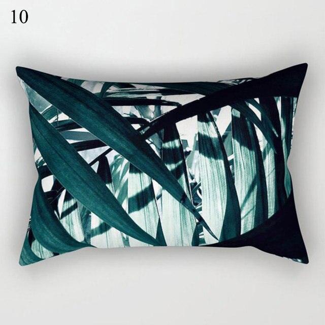 Decorative Throw Pillows Tropical Plants Pillow Cover Polyester Pillow Covers With Flowers And Plants Tropical Style Linen Throw Pillow Covers Decoration Pillowcase Cushions Home Decor Stevvex