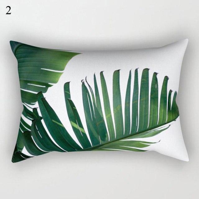 Decorative Throw Pillows Tropical Plants Pillow Cover Polyester Pillow Covers With Flowers And Plants Tropical Style Linen Throw Pillow Covers Decoration Pillowcase Cushions Home Decor Stevvex