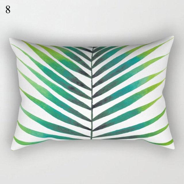 Decorative Throw Pillows Tropical Plants Pillow Cover Polyester Pillow Covers With Flowers And Plants Tropical Style Linen Throw Pillow Covers Decoration Pillowcase Cushions Home Decor Stevvex