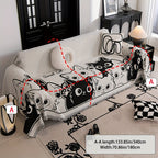 1pc Elastic Four Seasons Universal Sofa Cover Double-sided Sofa Slipcover Anti-cat Scratch Couch Cover Furniture Protector For Bedroom Office Living Room Home Decor Couch Cover Blanket Sofa Cover Blanket Sofa Throw Blanket Lootquake LLC