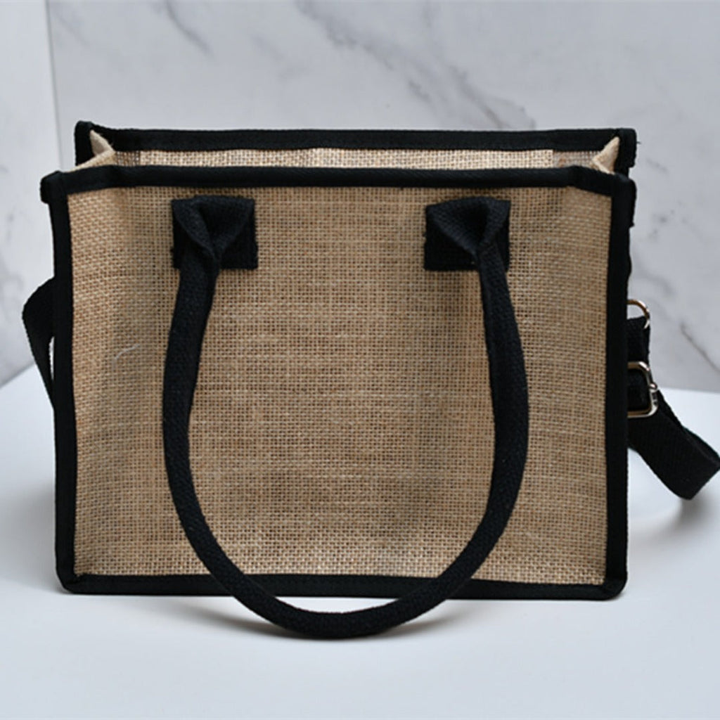 Linen tote shoulder bag, large capacity messenger tote bag, shoulder strap removable storage bag, lightweight tote purse - SJB-DIAMOND ELITES