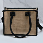 Linen tote shoulder bag, large capacity messenger tote bag, shoulder strap removable storage bag, lightweight tote purse - SJB-DIAMOND ELITES