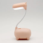 Deer LED Desk Lamp Reading Light USB Rechargeable Table Lamp Cute Night Light For Kids Reading Study Bedside Bedroom Living Room Cute Study Lamps for Bedroom Décor Stevvex