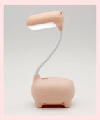 Deer LED Desk Lamp Reading Light USB Rechargeable Table Lamp Cute Night Light For Kids Reading Study Bedside Bedroom Living Room Cute Study Lamps for Bedroom Décor Stevvex
