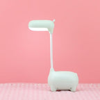 Deer LED Desk Lamp Reading Light USB Rechargeable Table Lamp Cute Night Light For Kids Reading Study Bedside Bedroom Living Room Cute Study Lamps for Bedroom Décor Stevvex