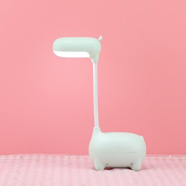 Deer LED Desk Lamp Reading Light USB Rechargeable Table Lamp Cute Night Light For Kids Reading Study Bedside Bedroom Living Room Cute Study Lamps for Bedroom Décor Stevvex