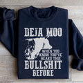 Deja Moo Sweatshirt Peachy Sunday