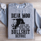 Deja Moo Sweatshirt Peachy Sunday