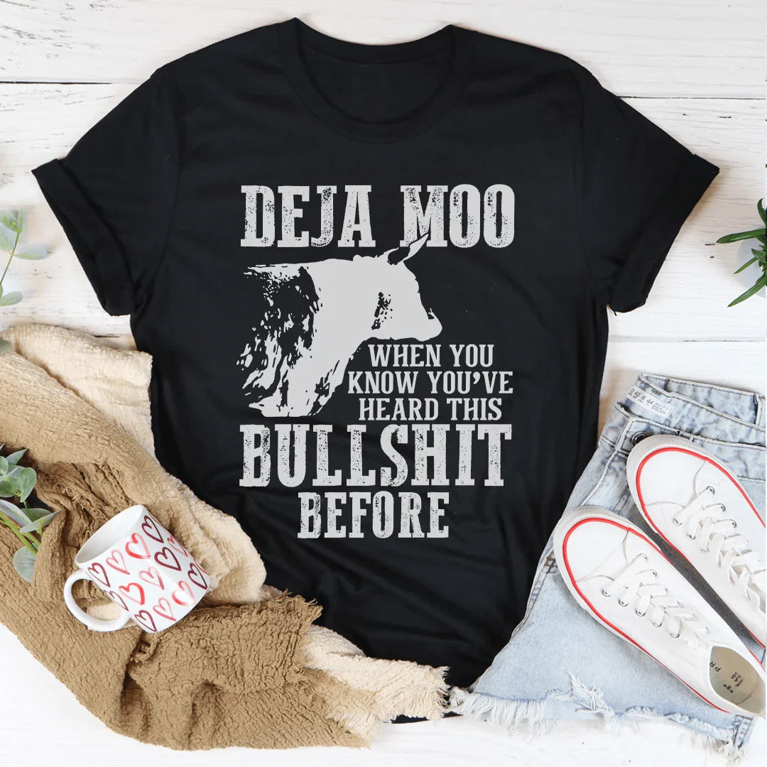 Deja Moo Tee Peachy Sunday