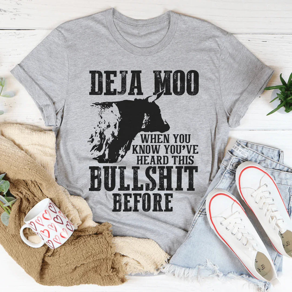 Deja Moo Tee Peachy Sunday