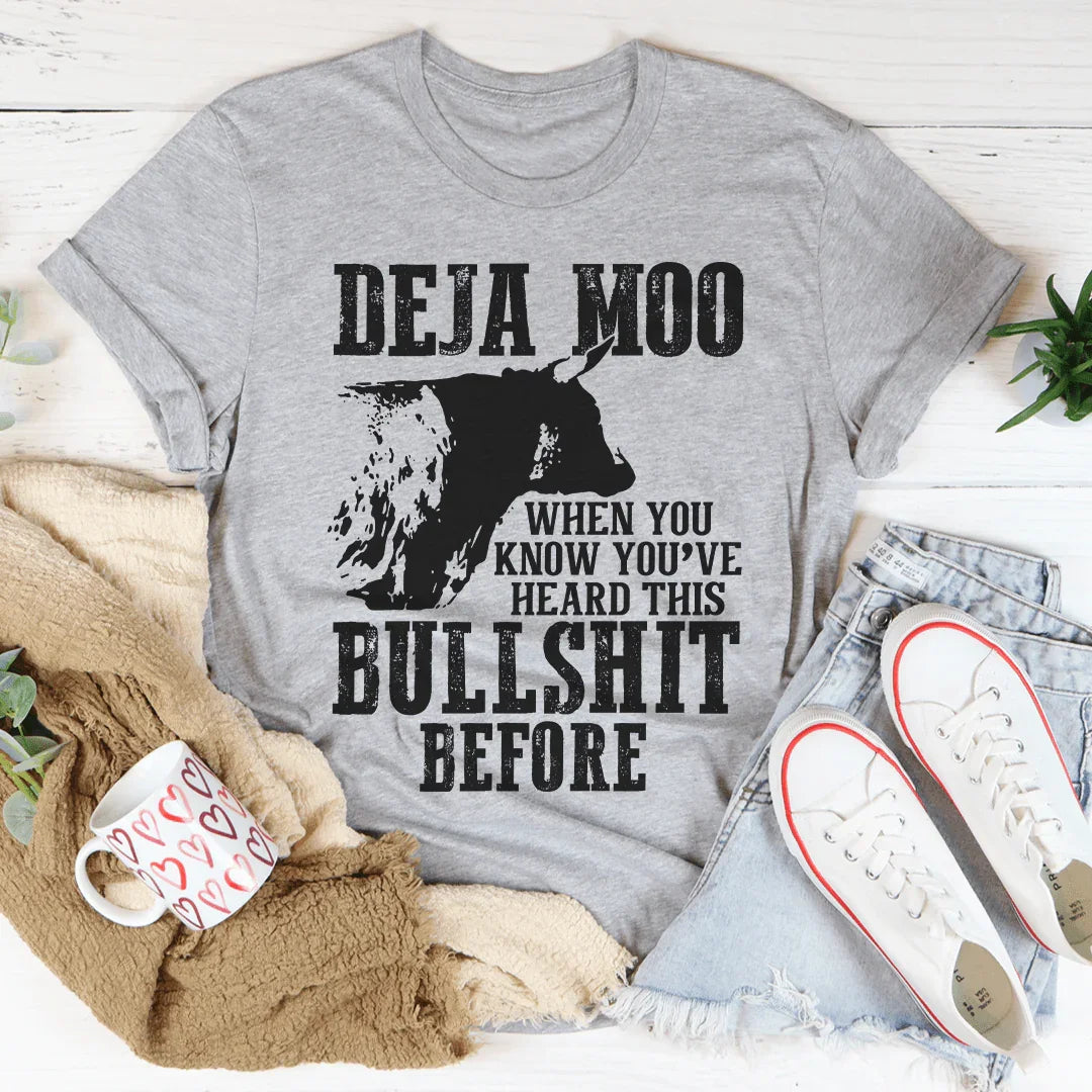 Deja Moo Tee Peachy Sunday