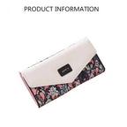 Delightful Small Floral PU Leather Money Purse For Women And Girls Fashion Designer Buckle Wallets for Female Stevvex