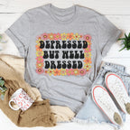 Depressed But Well Dressed Tee Peachy Sunday