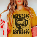 Depresso Espresso Tee Peachy Sunday