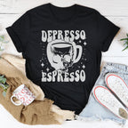 Depresso Espresso Tee Peachy Sunday