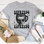 Depresso Espresso Tee Peachy Sunday