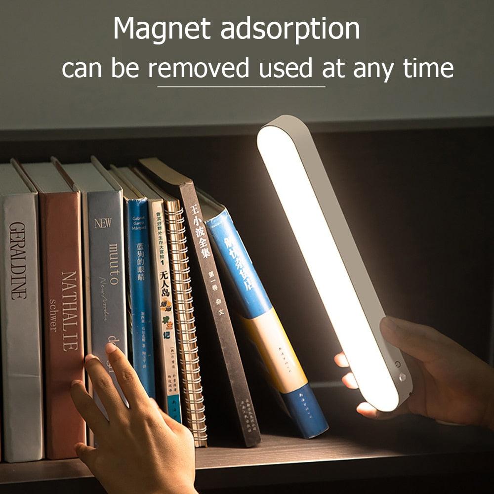 Desk Lamp USB Lamp USB LED Light Computer Table Lamp Magnetic Office Study Reading Light Rechargeable For Bedroom Decorative Table Lamp Cute Study Lamps for Bedroom Décor Stevvex