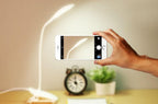 Desk Lamp USB Led Table Lamp 14 LED Table Lamp with Clip Bed Reading Book Light LED Desk Lamp Table Touch 3 Modes Blue Decorative Table Lamp Cute Study Lamps for Bedroom Décor