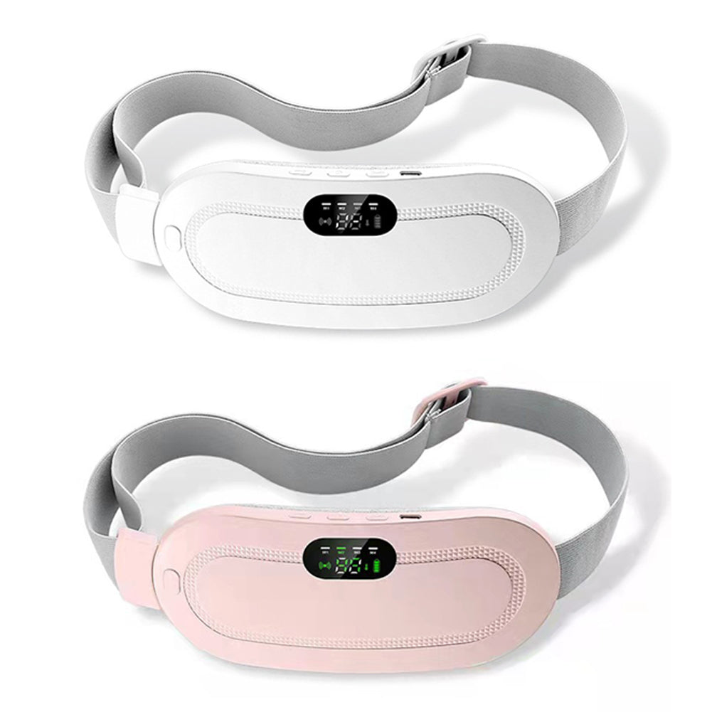 Menstrual Heating Pad Smart Warm Belt Relief Waist Pain Cramps Vibrating Abdominal Massager Electric Waist Belt Device Pi-Mart