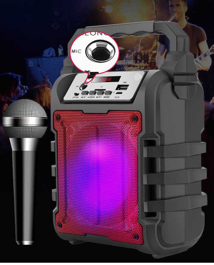 New Portable Bluetooth Speaker Outdoor Portable Square Dance Speaker Pi-Mart