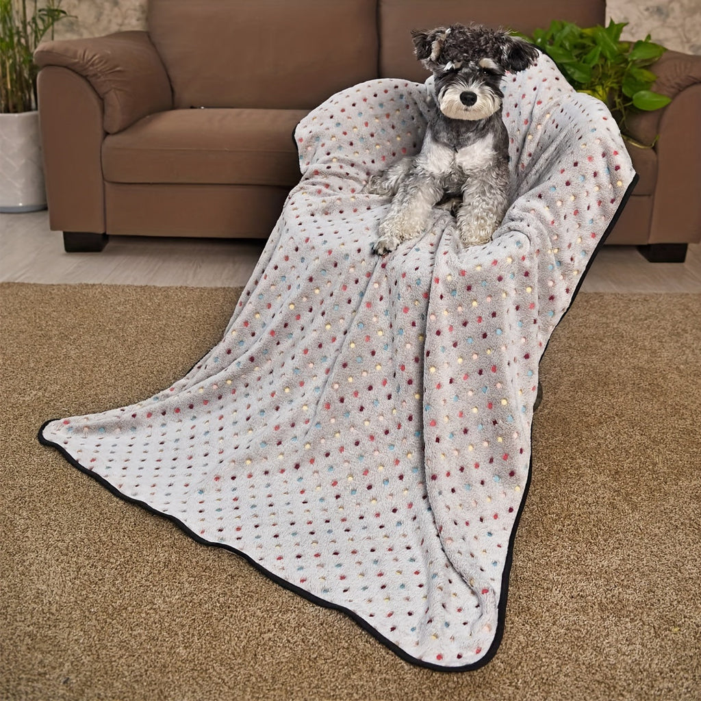 Pet Blanket Coral Velvet Flannel Dog Cat Quilt Dog Bed Mat Dog Blanket Lootquake LLC