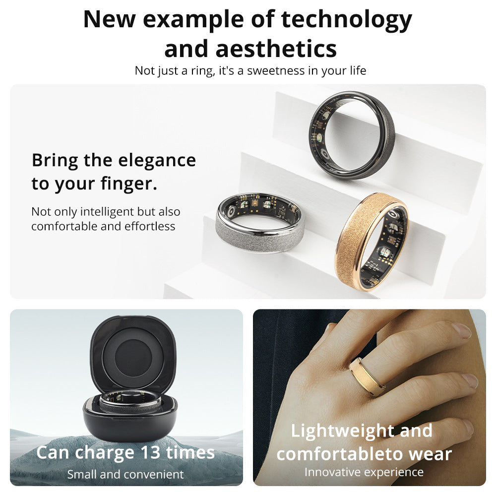 Smart Ring Band Charging Case Unisex Pi-Mart