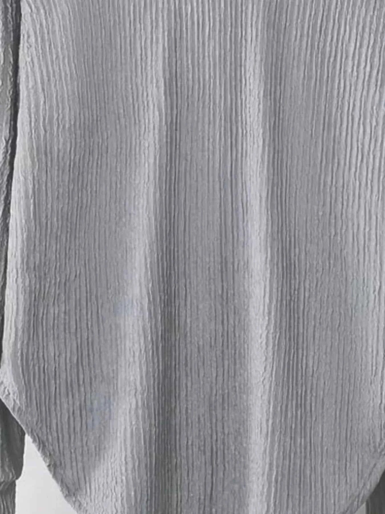 Textured Long Sleeve Hoodie and Pants Set THRIXINE