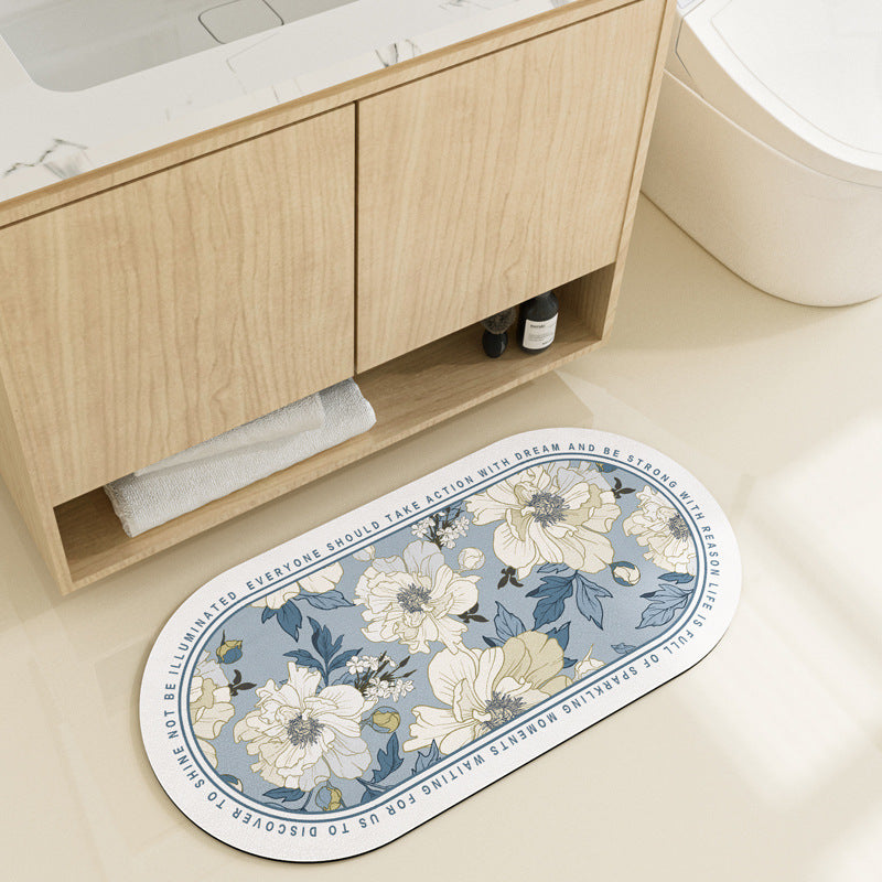 Bathroom Absorbent Non-slip Carpet Floor Mat Pi-Mart