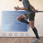 4 Pairs Copper Compression Socks - 20-30mmhg Circulatory Boost for Nurses & Athletes - Enhanced Support, Unisex, Ideal for Running, Cycling Lootquake LLC