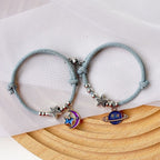 Natural Stone Beads Couple Magnetic Bracelets Pi-Mart