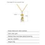 Couple Hugging Pendant Necklace Pi-Mart