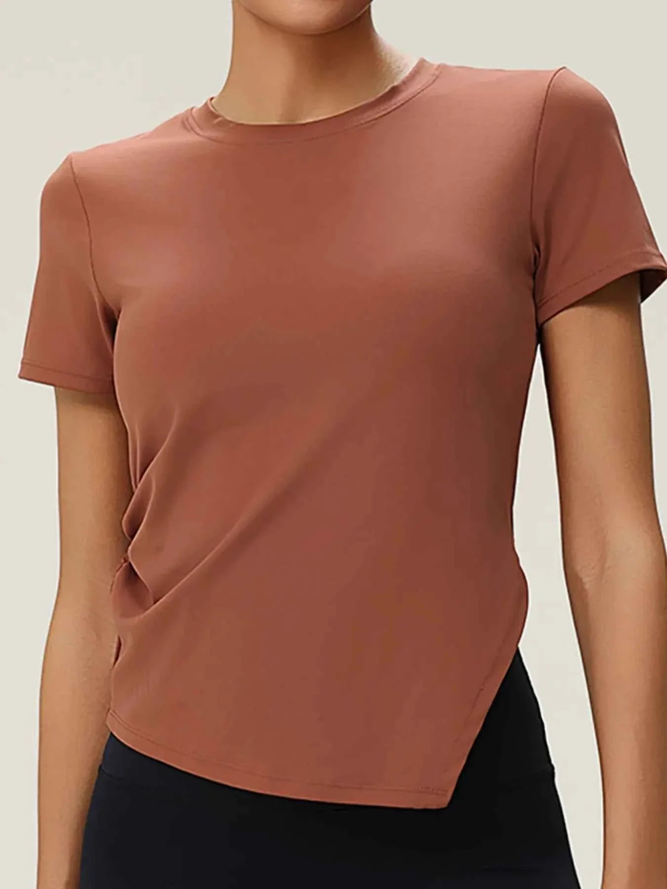 ActiveEase Plus Slit Tee THRIXINE
