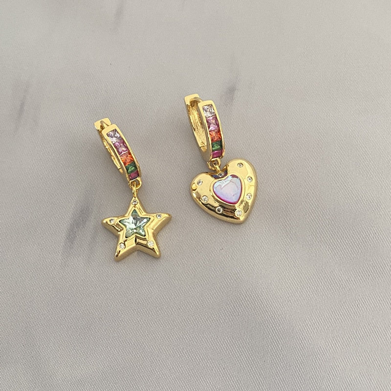 Colorful Love Earrings and Necklace Pi-Mart