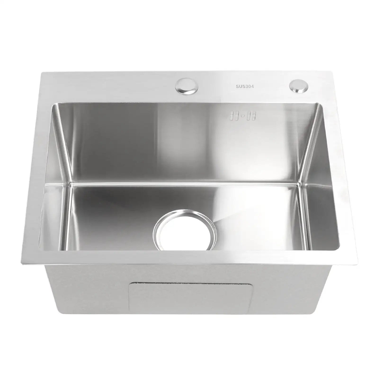 Single Basin Sink Set with Drainer, Stainless Steel Vegetable Washing Sink and Hose - SJB-DIAMOND ELITES