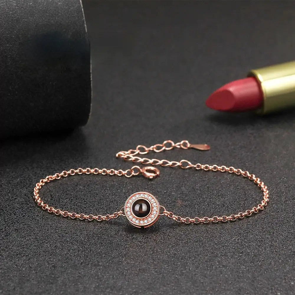 S925 Sterling Silver Disc Simple Design Bracelet
