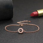 S925 Sterling Silver Disc Simple Design Bracelet
