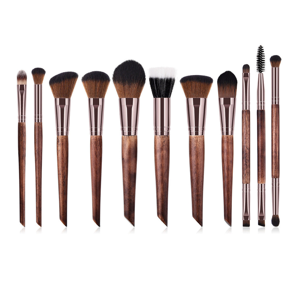 New 11 Makeup Set Tool Loose Powder Eyelash Brush Pi-Mart