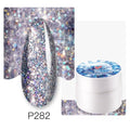 Diamond Gel Nail Polish 5ML Permanent Varnish Painting UV Manicure Reflective Sparkling Luxury Design Nail Gels for Women and Girls Stevvex