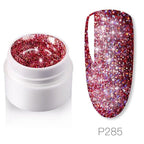 Diamond Gel Nail Polish 5ML Permanent Varnish Painting UV Manicure Reflective Sparkling Luxury Design Nail Gels for Women and Girls Stevvex