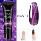 Diamond Gel Nail Polish Poly 15ml Semi Permanent UV Manicure Reflective Sparkling Luxury Shine Design For Women and Girls
