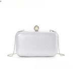 ‌Diamond-Studded Pearl Party Clutch Versatile Crossbody Handheld Evening Bag for Glamorous Occasions (MAC280)