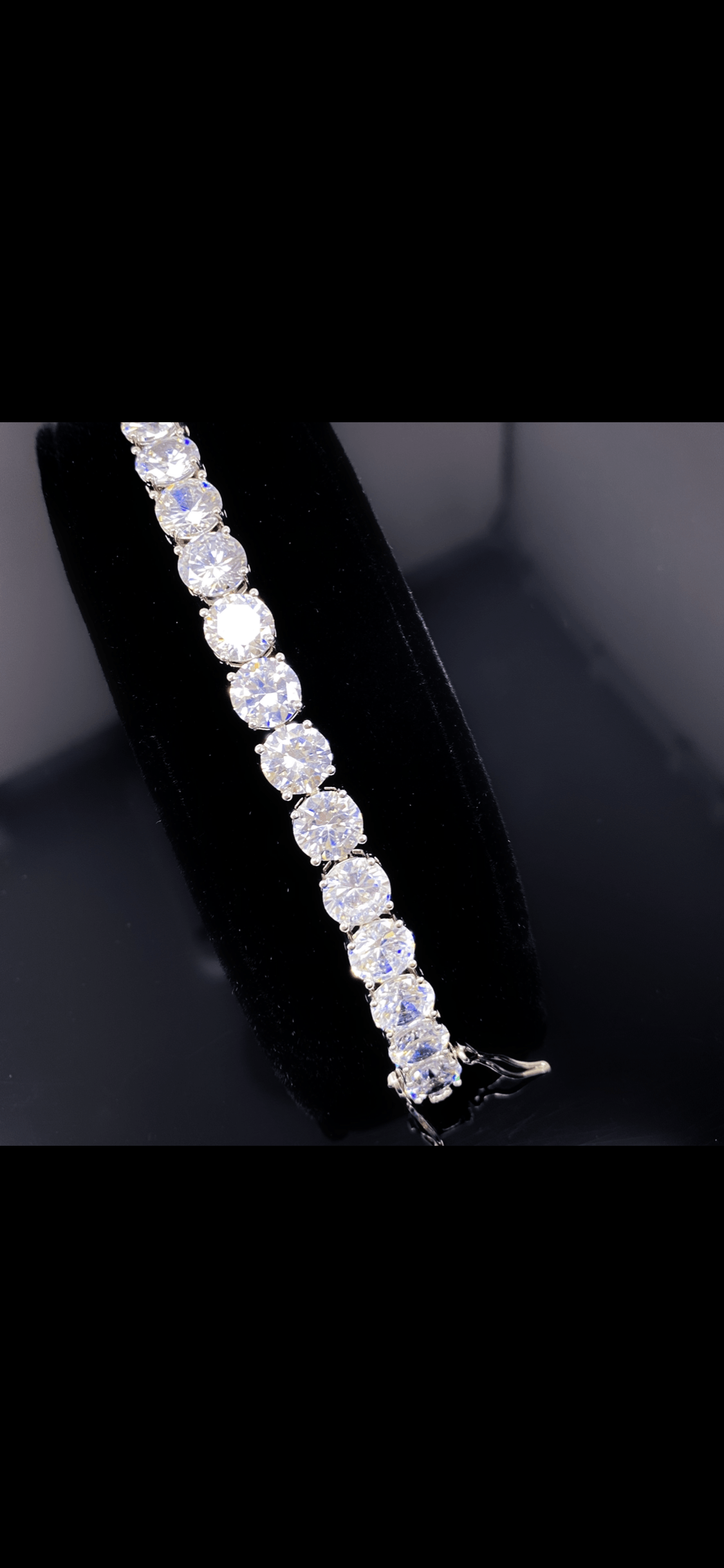 Diamond Tennis Bracelet Icy Cubic Zirconia Sparkle Style