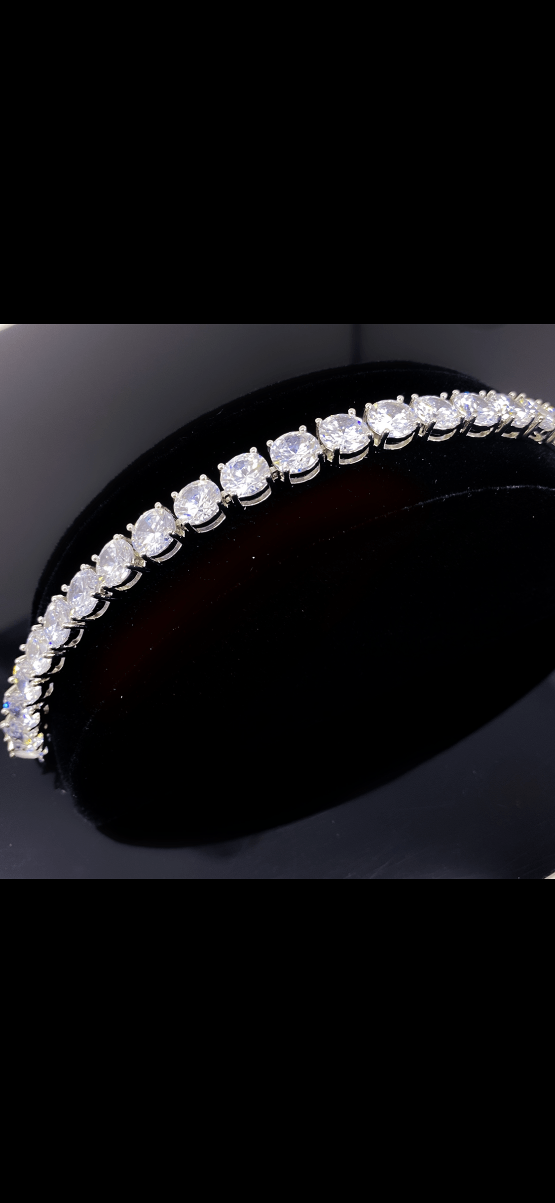 Diamond Tennis Bracelet Icy Cubic Zirconia Sparkle Style