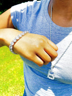 Diamond Tennis Bracelet Icy Cubic Zirconia Sparkle Style