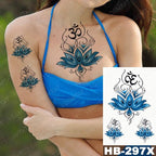 Different Stylish Waterproof Temporary Tattoo Sticker Heart Knife Angel Makeup Tattoos For Women Men Stevvex